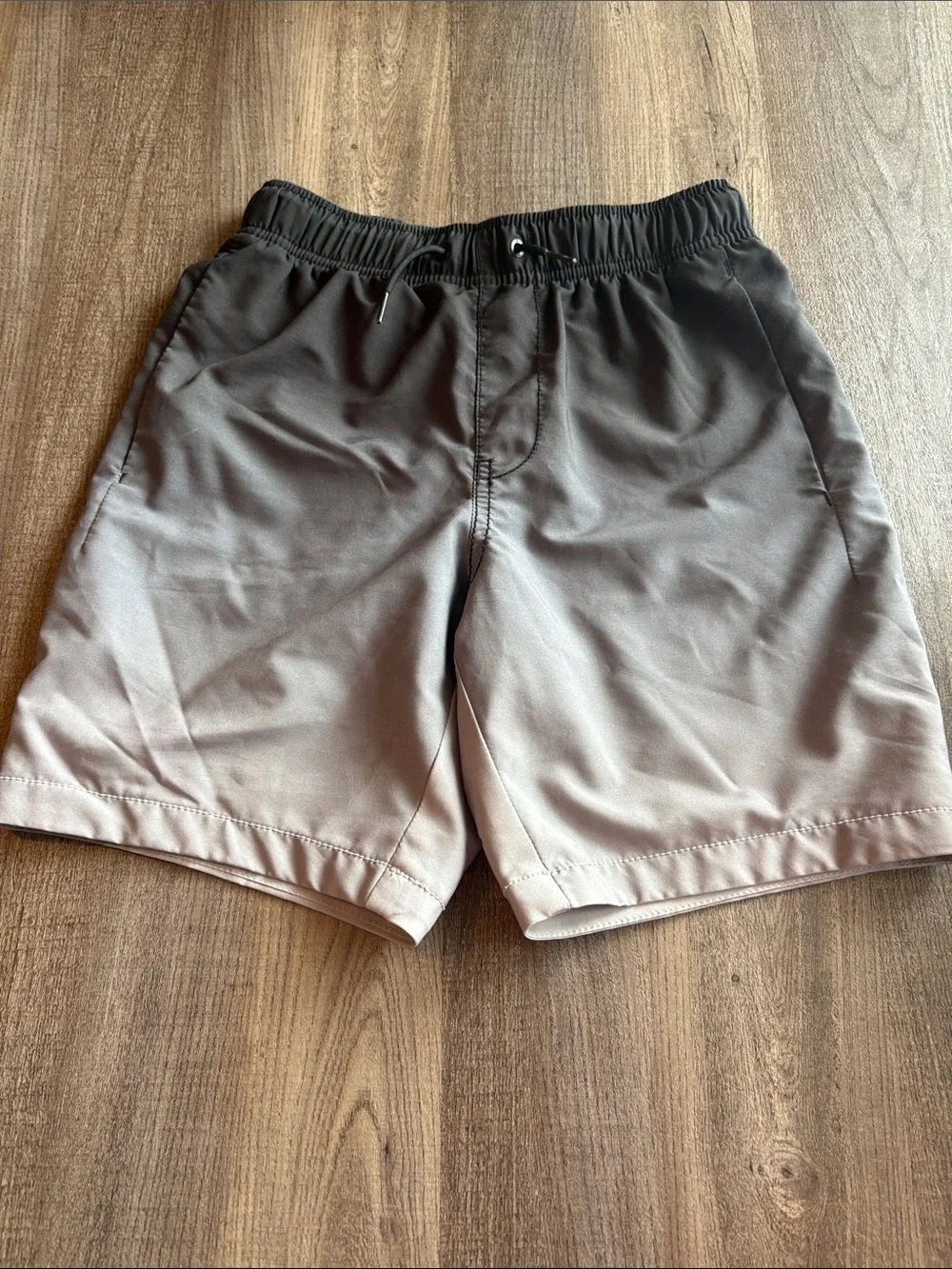 GAP Boys Black Swim Trunks with Elastic Waist